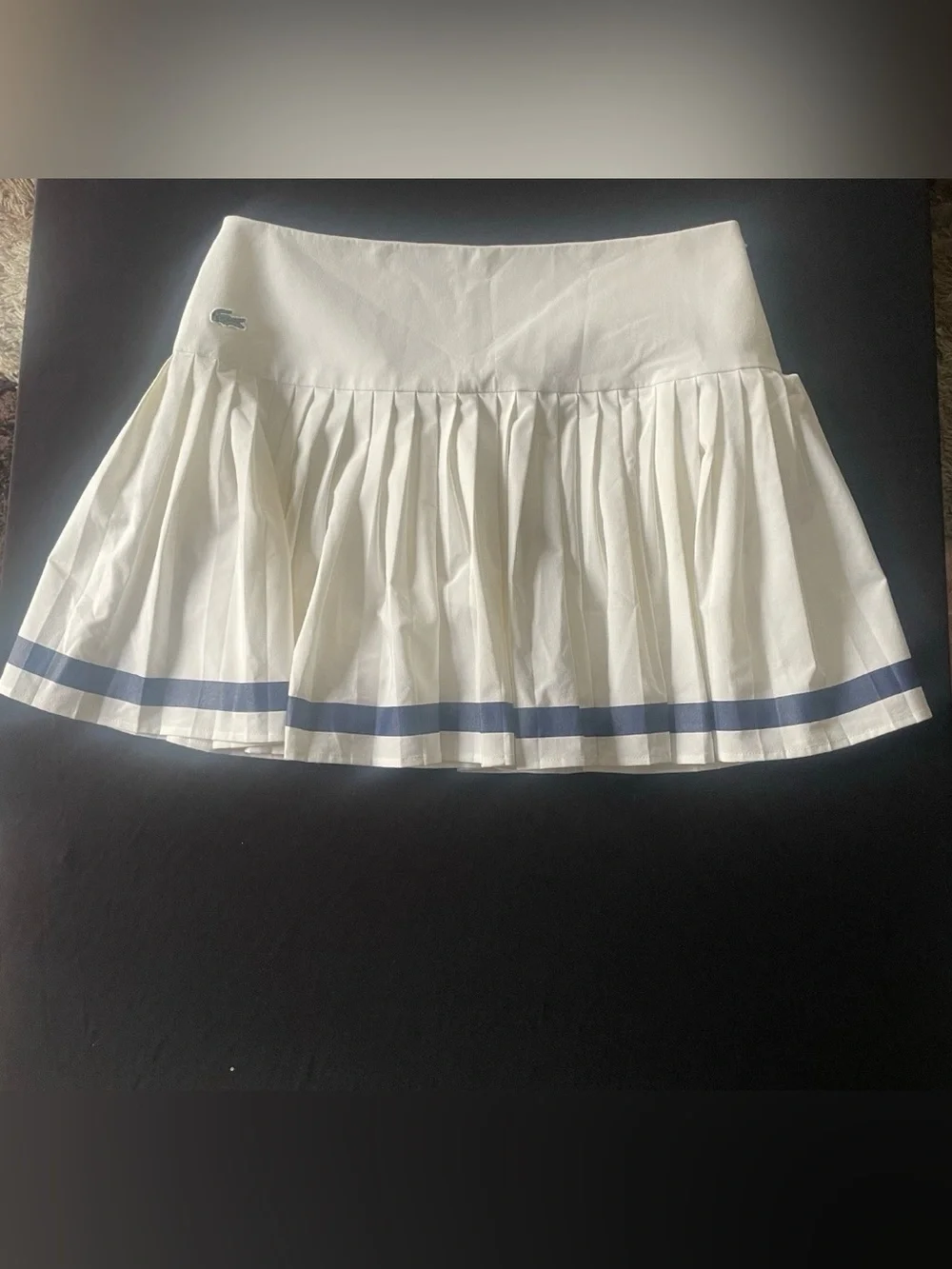 Lacoste Women's White Tennis Skort w/ Integrated Shorts Size 38 JF8524